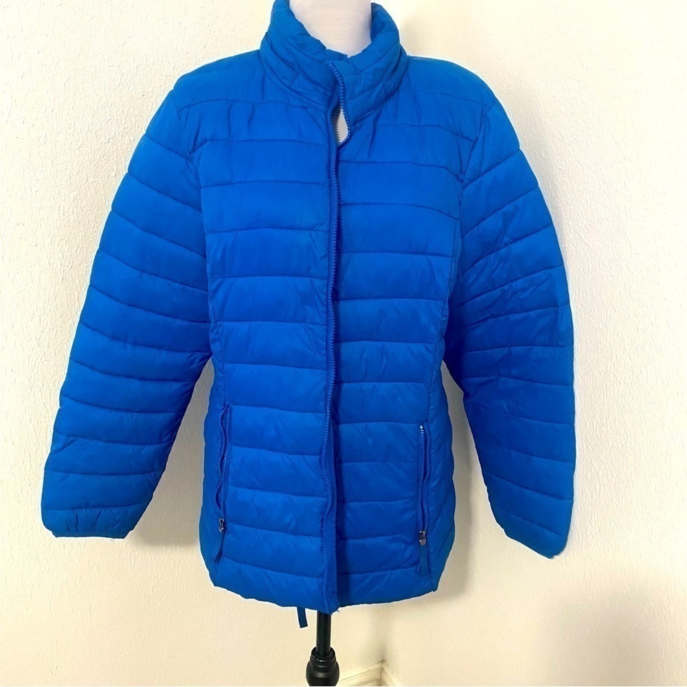 St. John’s Bay Unisex Packable Puffer Lightweight Jacket XL Can Fit Adult Small
